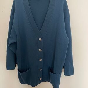 VINTAGE 1980’S 100% WOOL CARDIGAN (MADE IN ITALY)